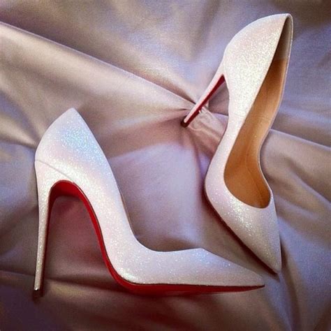 lv white heels